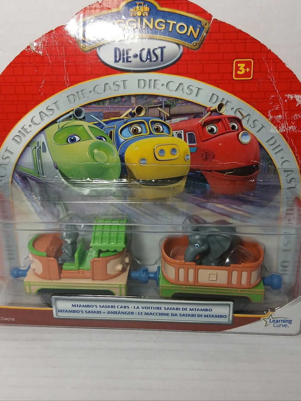 Chuggington Die-Cast Mtambo's Safari Cars Train "Learning Curve" New Sealed